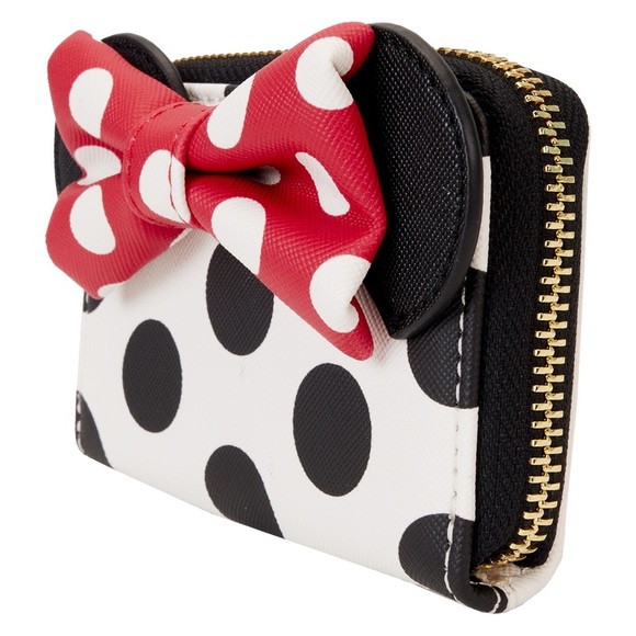 🆕 Loungefly x Disney Minnie Mouse Rocks the Dots Accordion Zip Around Wallet - Picture 7 of 10